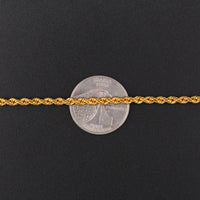 22K Gold Rope Chain