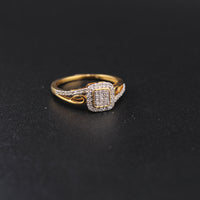 Real 10K Diamond Women's Ring