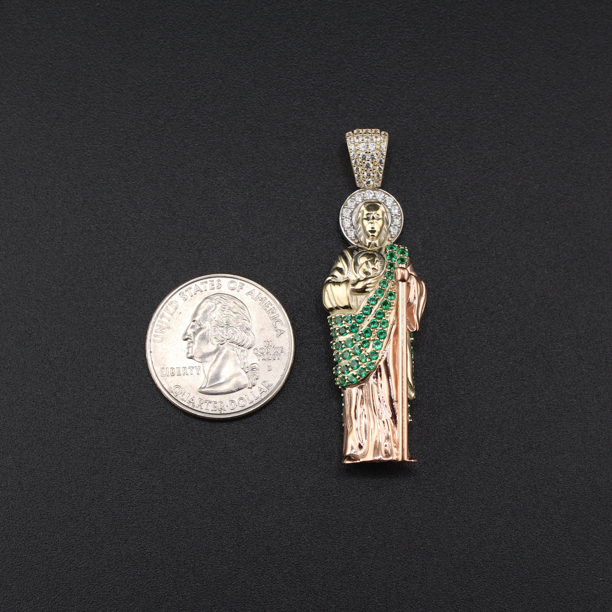 10K Gold Saint Jude Charm