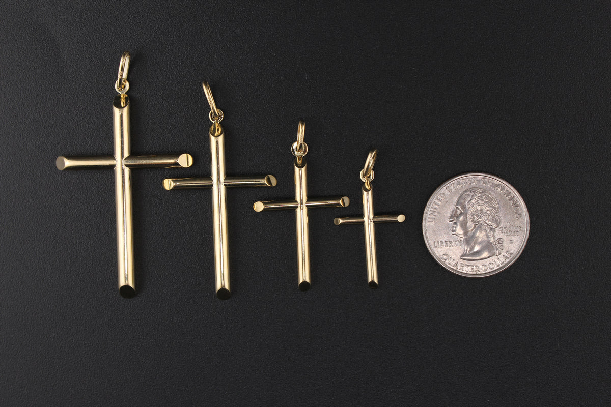 10K Gold Cross Pendant