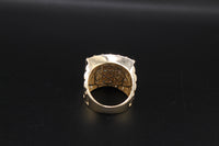 10K Gold Mens Statement Ring