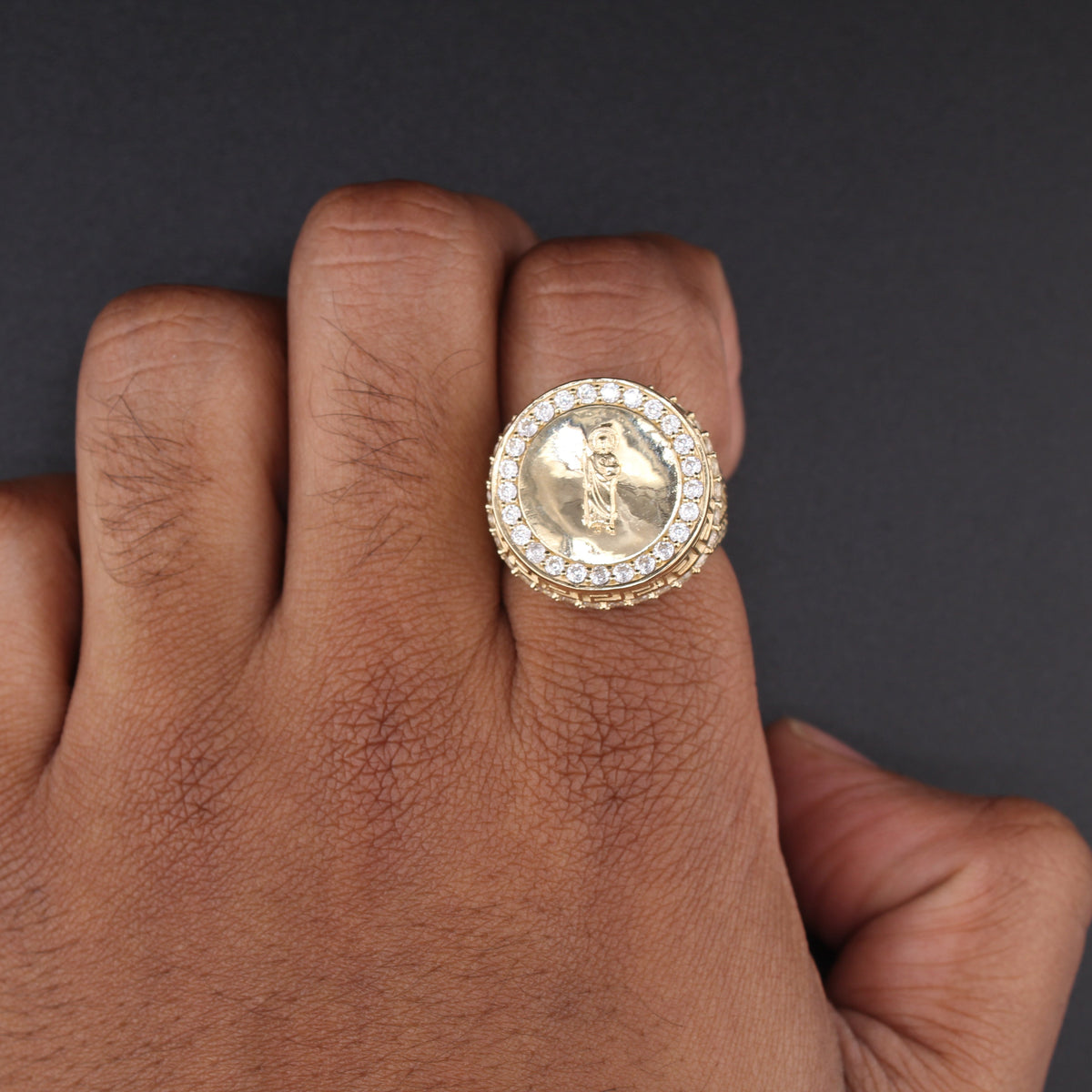10K Gold Mens St. Jude Ring