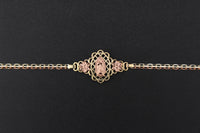 10K TriColor Virgin Mary Bracelet
