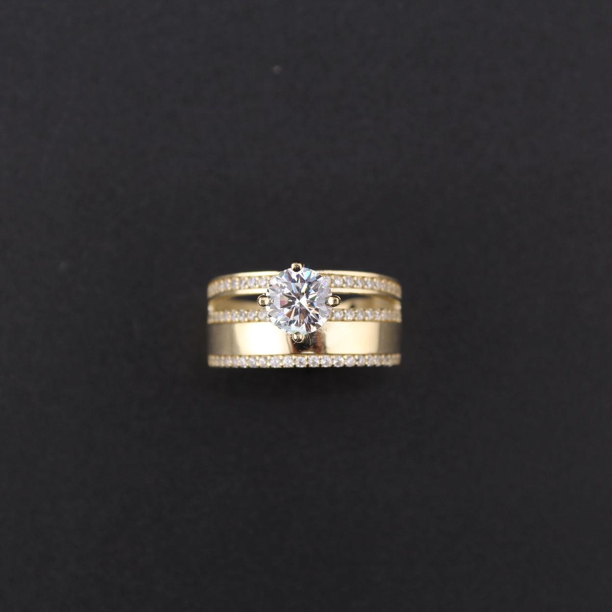 14K Gold Ring CZ
