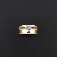 14K Gold Ring CZ