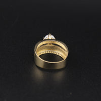 14K Gold Ring CZ