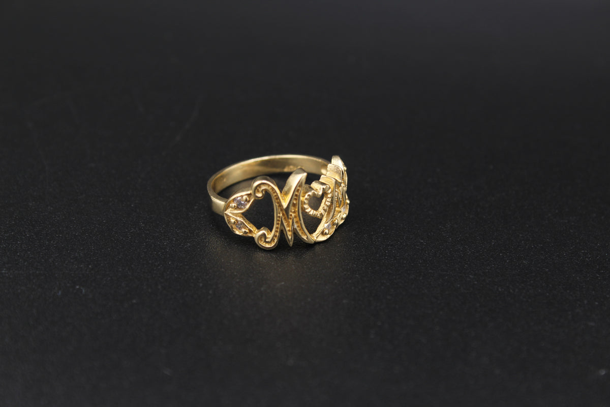 10K Gold Mom Ring