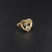 10K Gold Best Mom Ring