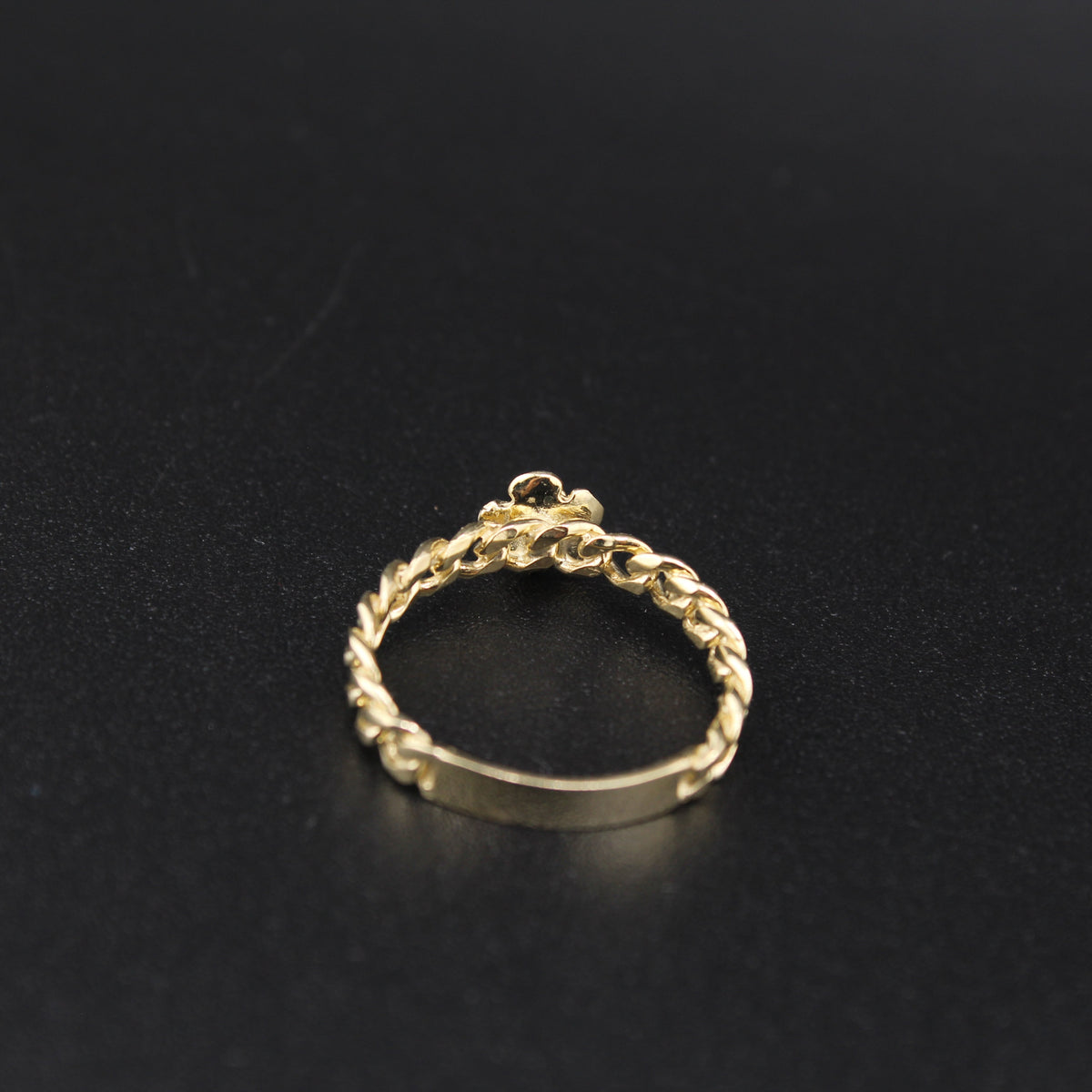 10K Yellow Gold Rose Ring