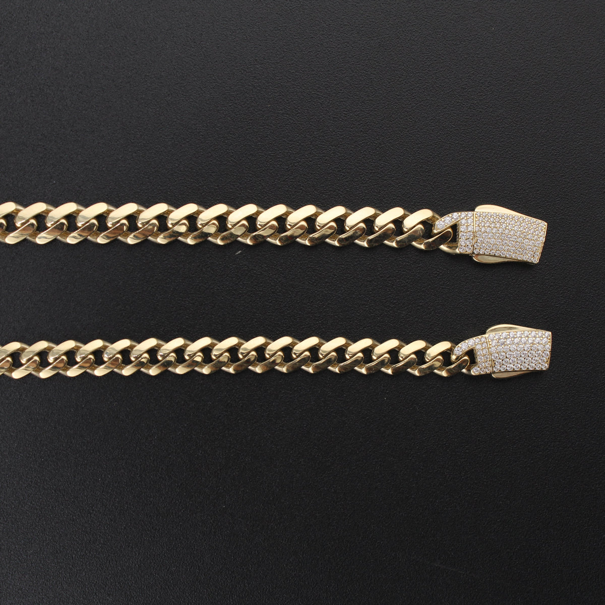 10KT Cuban Link Chain with Heart