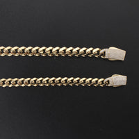 10KT Cuban Link Chain with Heart