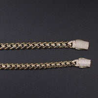 10K Gold Cuban Link Chain with Butterflies