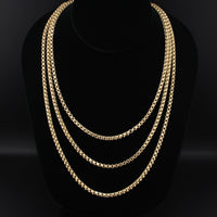 10K Gold Box Byzantine Chain Alexandria Necklace