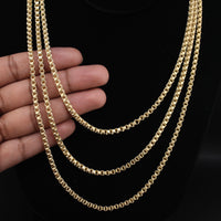 10K Gold Box Byzantine Chain Alexandria Necklace