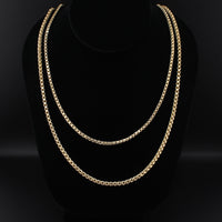 10K Gold Box Byzantine Chain Alexandria Necklace