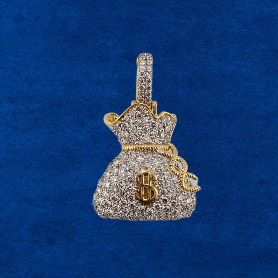 10K Diamond Money Bag