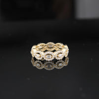 Anillo de oro de 14 quilates auténtico