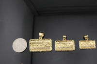 Real 10K Yellow Gold Last Supper Pendant (small/medium/large)