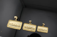 Real 10K Yellow Gold Last Supper Pendant (small/medium/large)