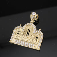 Real 10K Gold Last Supper Pendant