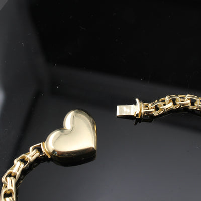 10K Heart Chino Chain