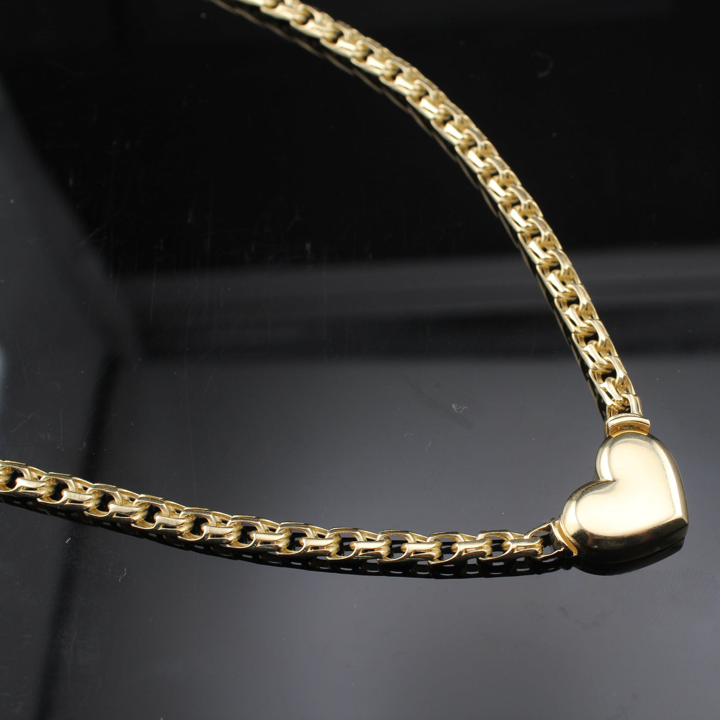 10K Heart Chino Chain