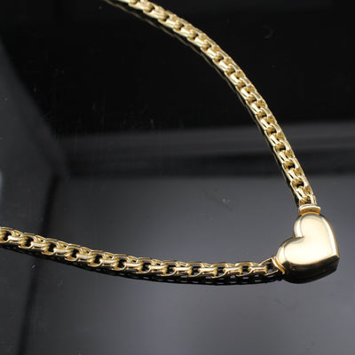 10K Heart Chino Chain