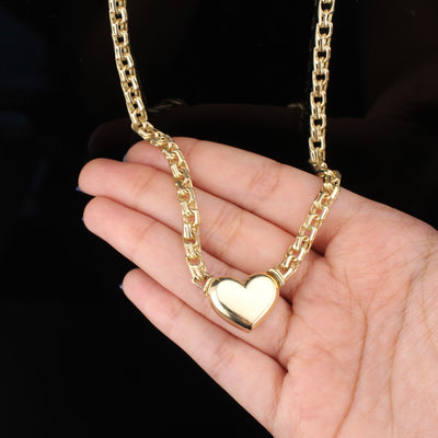 10K Heart Chino Chain