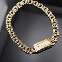 Pulseras Chino de oro de 10K auténtico