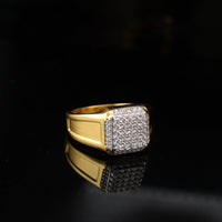 Anillo de oro real de 22K para hombre