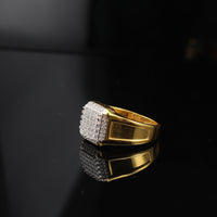 Anillo de oro real de 22K para hombre