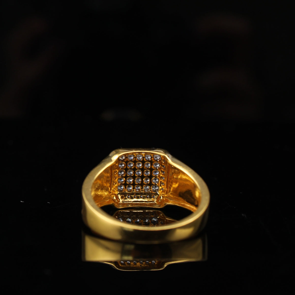 Anillo de oro real de 22K para hombre