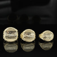 Real 10K Gold Mens Last Supper Ring