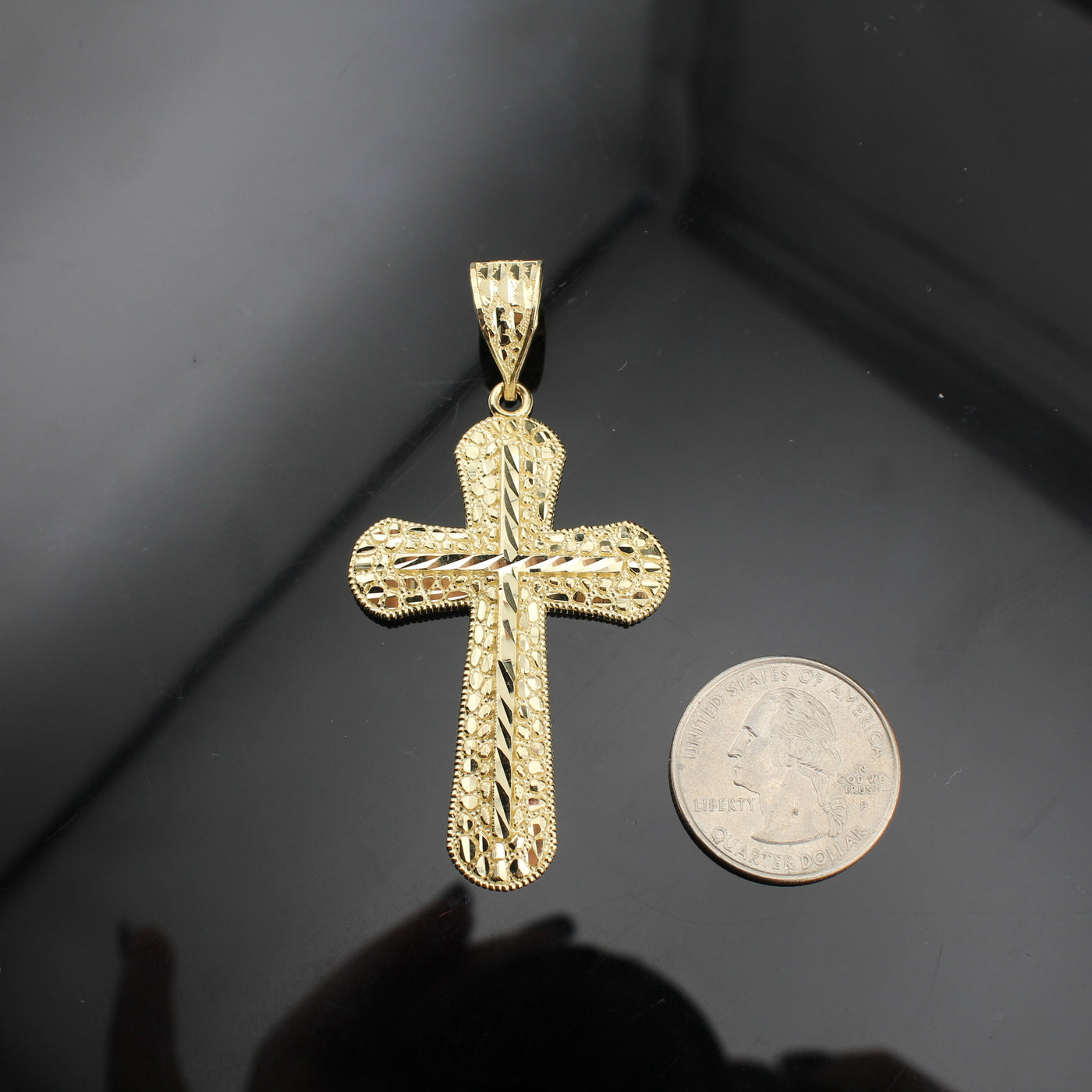 10K Cross Pendant