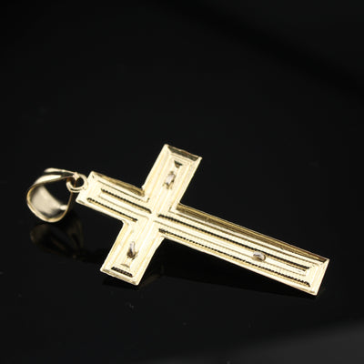 10K Cross Jesus Crucifix Pendant