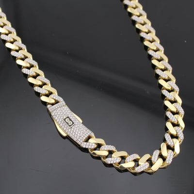 10K Monaco Cuban Chain Iced Out 24 in