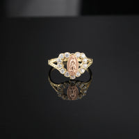 Real 14K Gold Virgin Mary Ring