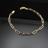 Pulsera de eslabones de oro de 14 quilates