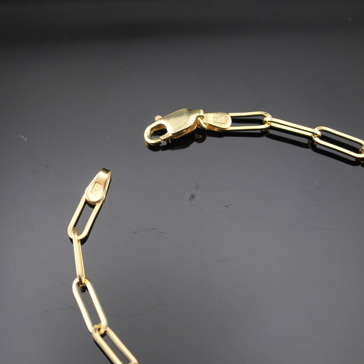 Pulsera de eslabones de oro de 14 quilates