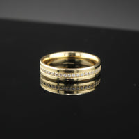 Real 10K Gold Mens Comfort Fit Band