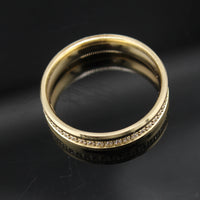 Real 10K Gold Mens Comfort Fit Band