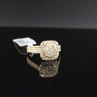 Real 10K Yellow Gold Ladies Diamond Ring 1.35 CTW