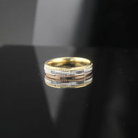 Real 10K Gold Mens Comfort Fit Band