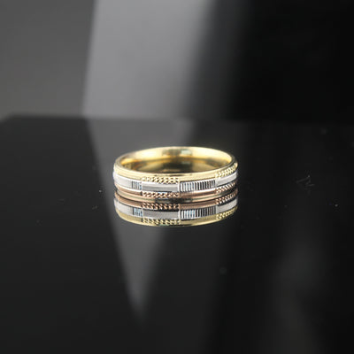 10K Mens Comfort Fit Band Size 8