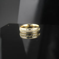 Real 10K Gold Mens Comfort Fit Band