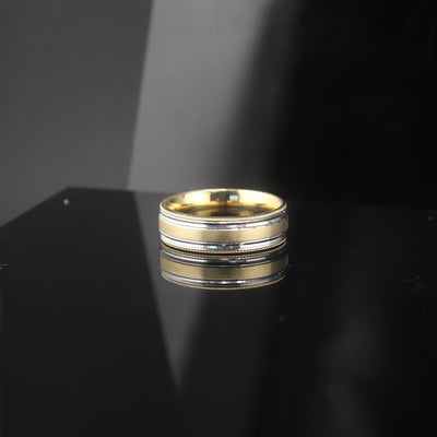 10K Mens Comfort Fit Band Size 7