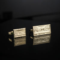 Real 10K Gold Last Supper Ring