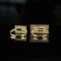 Real 10K Gold Last Supper Ring