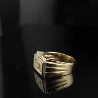 Real 10K Gold Dad Ring