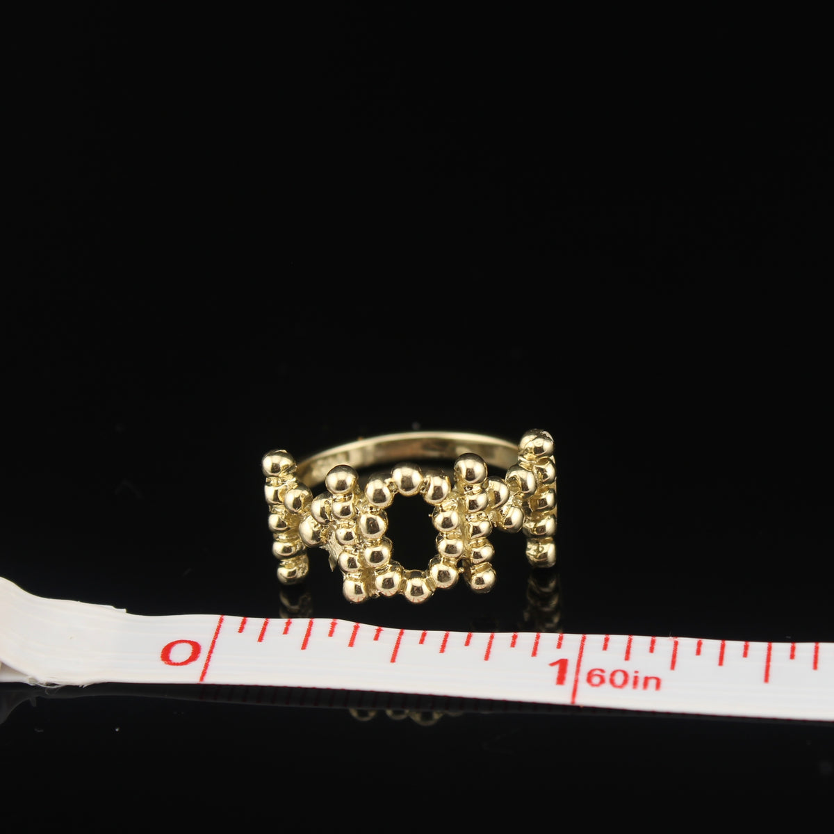 Real 10K Gold Mom Ring